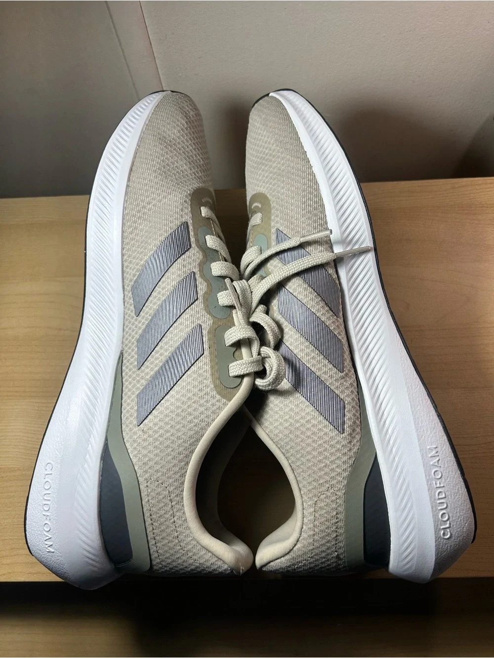 Men's Adidas Lightweight Running Shoes - Grey